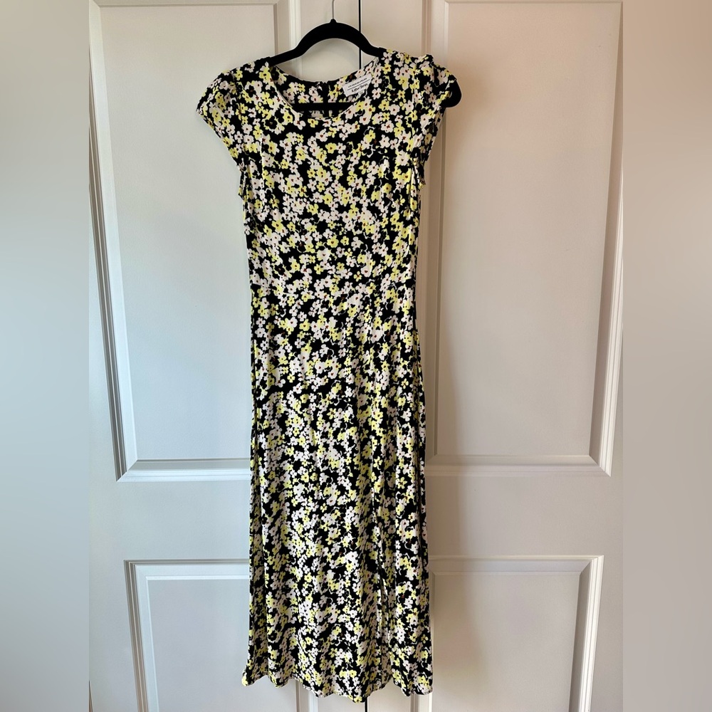 & Other Stories Los Angeles Atelier Women’s Floral Midi Dress (Size 4)